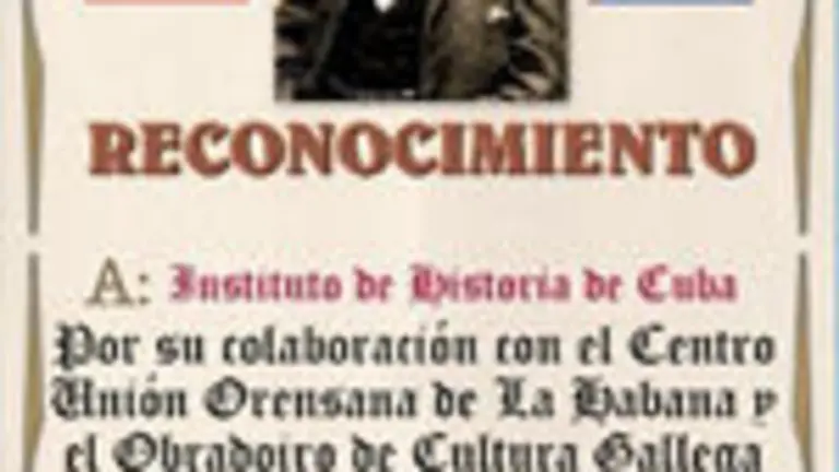 Cuba-diploma Union Orensana