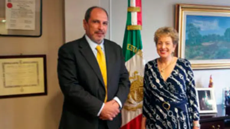 Mexico-Benarroch y embajadora Lajous