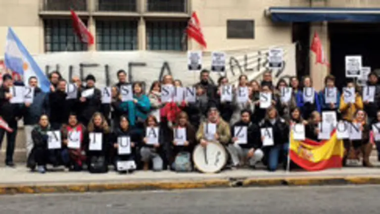 Protesta personal laboral BAires