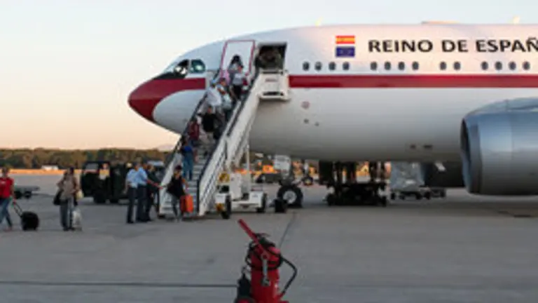 Avión regreso San Martín
