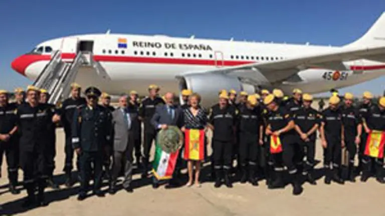 Llegada militares de México