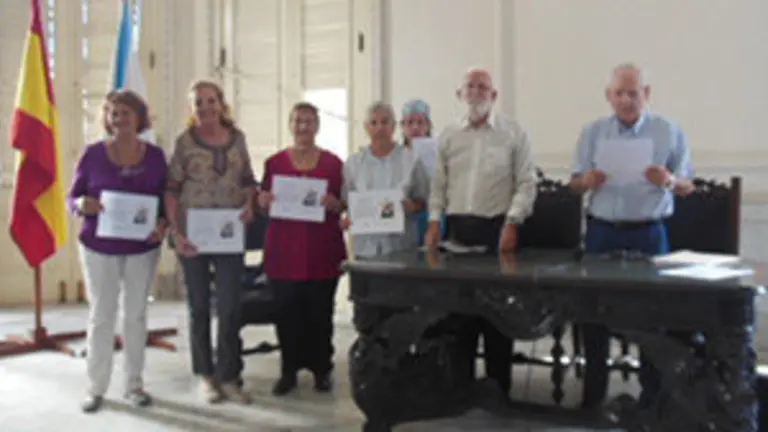 Diplomas del curso de gallego