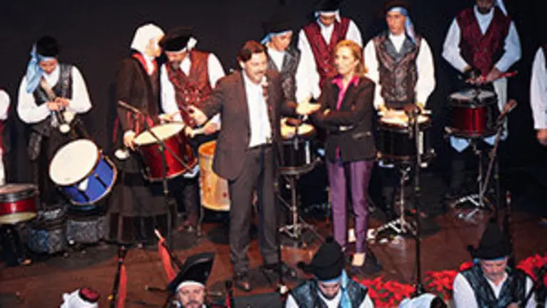 Rodríguez Miranda y Pilar Falcón 