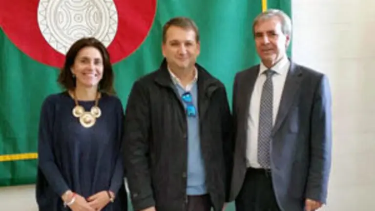 Consejero de Presidencia, Rafael De la Sierra, reunión del consejero con el presidente de la casa de Cantabria en Sevilla. 22 DICIEMBRE 2017 © Gabinete de prensa
