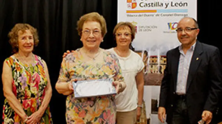 Cármen Laura García de Dumrauf de 94 años. Leonesa