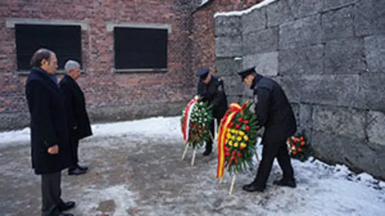 Pio Escudero en Auschwitz