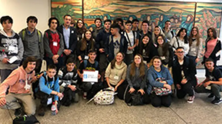 Chegada ultimos participantes Conecta con Galicia Uruguai 2018