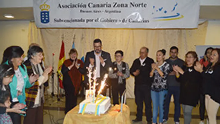 Torta Aniversario Asociación Canaria ZNorte
