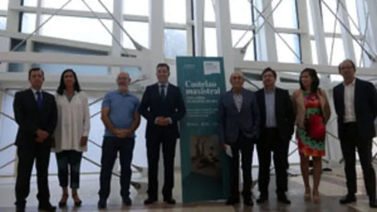   O conselleiro de Cultura, Educaci&oacute;n e Ordenaci&oacute;n Universitaria, Rom&aacute;n Rodr&iacute;guez, presenta en rolda de prensa a exposici&oacute;n Castelao Maxistral. 