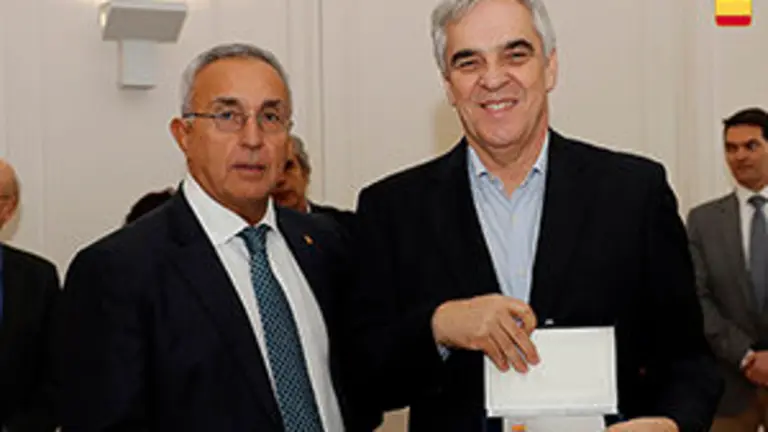 21.El presidente del COE y el Embajador español en Argentina