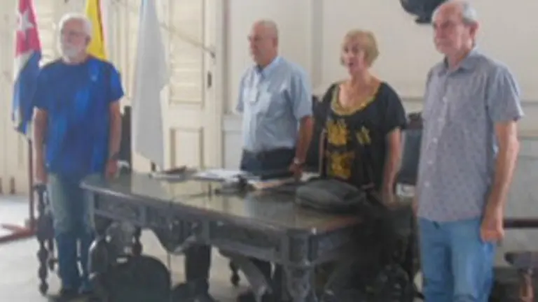 Cuba-Centro Orensano-Presidencia de la actividad