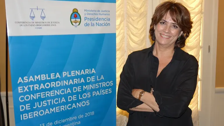 Ministra de Justicia Dolores Delgado en Bs As Dic 2018 I
