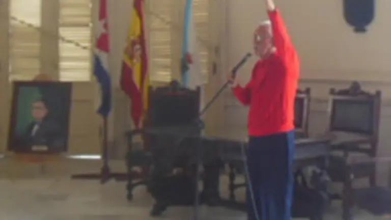 Cuba.Homenaje Himno-Diciendo O canto da nosa terra