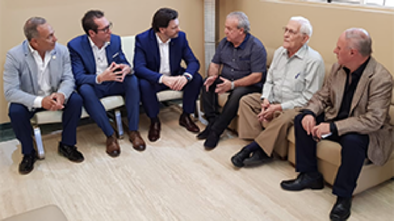 Miranda en Venezuela con representantes de las distintas entidades gallegas 1