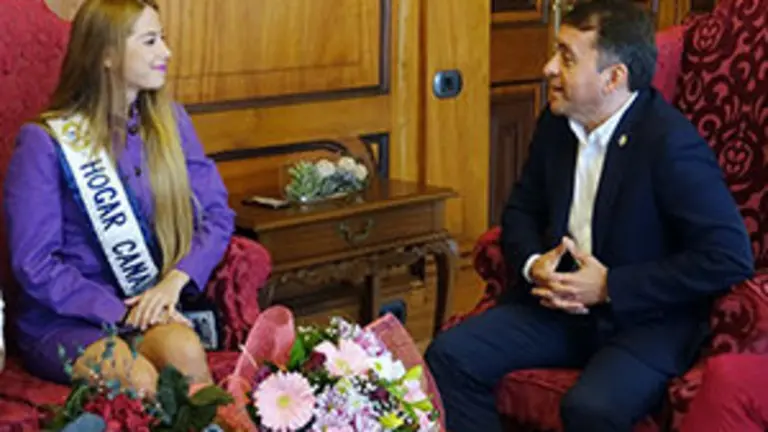 Con el alcalde de Tenerife