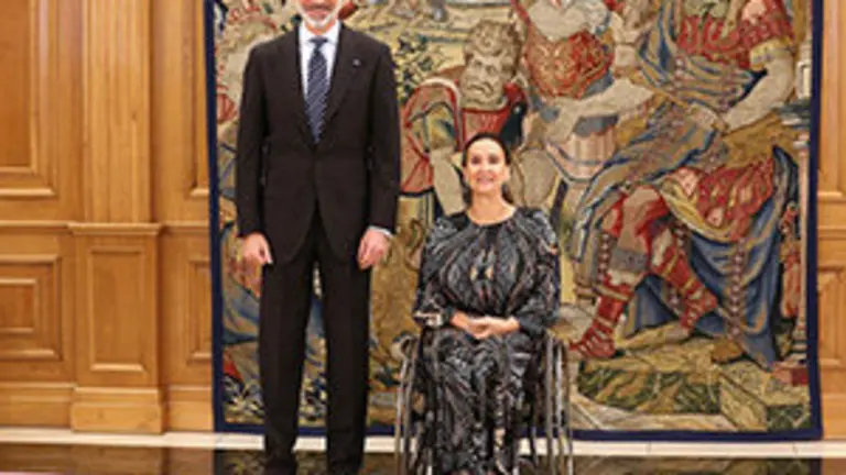 20.Michetti junto a su Majestad el Rey de España Felipe VI Marzo 2019