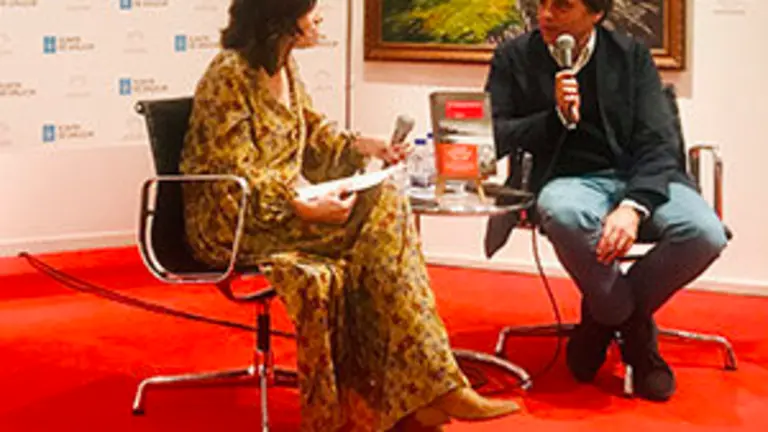 3. Susana Santaolalla y Domingo Villar en presentación de EL ÚLTIMO BARCO