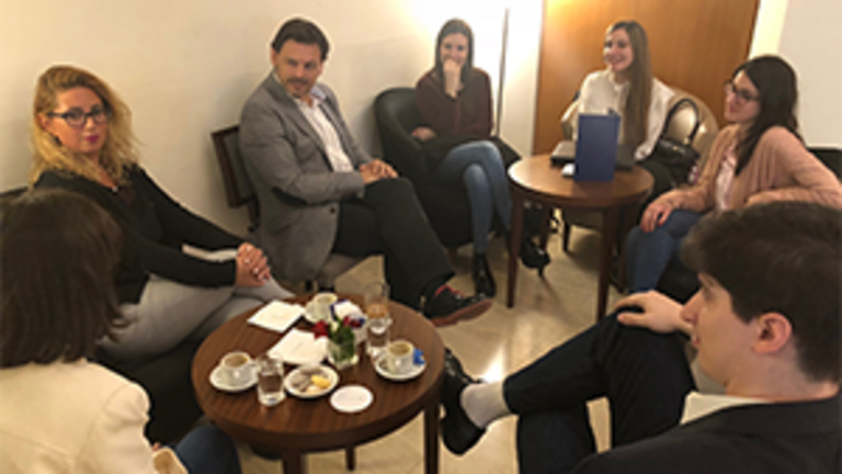 Miranda-Encuentro becarios BEME en Argentina