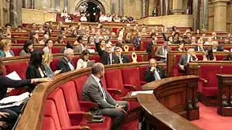 Pleno Parlamento catalán