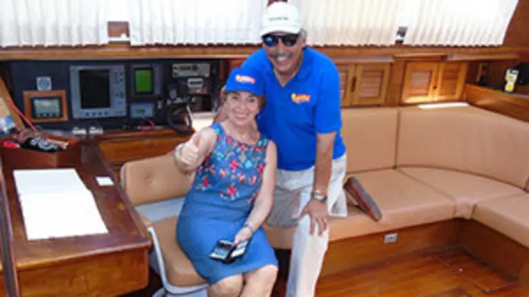 Cónsul Honoraria Puerto Julián en el acto de Magallanes 2