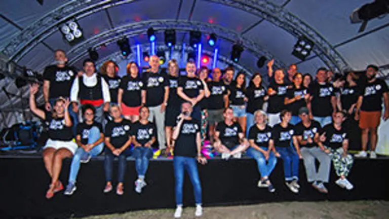 Museumsuferfest 2019 Frankfurt am Main. Team des Gastlandes Spanien. Standpersonal aus allen Regionen Spaniens.