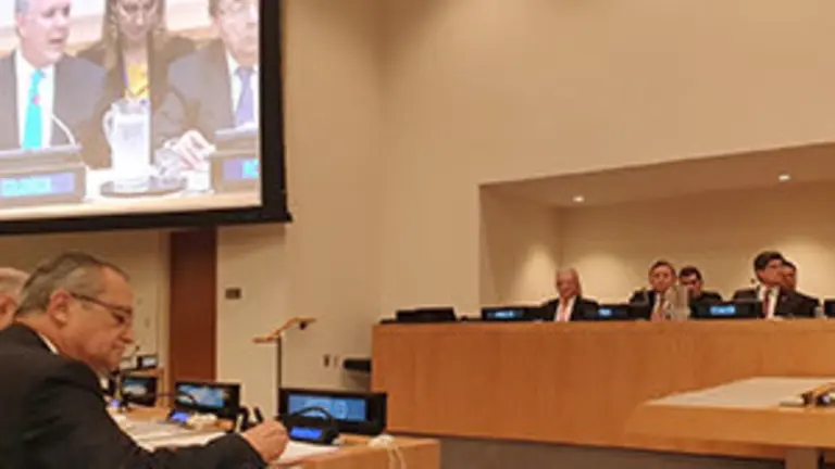 JUAN PABLO DE LAIGLESIA EN LA ONU SEP. 2019