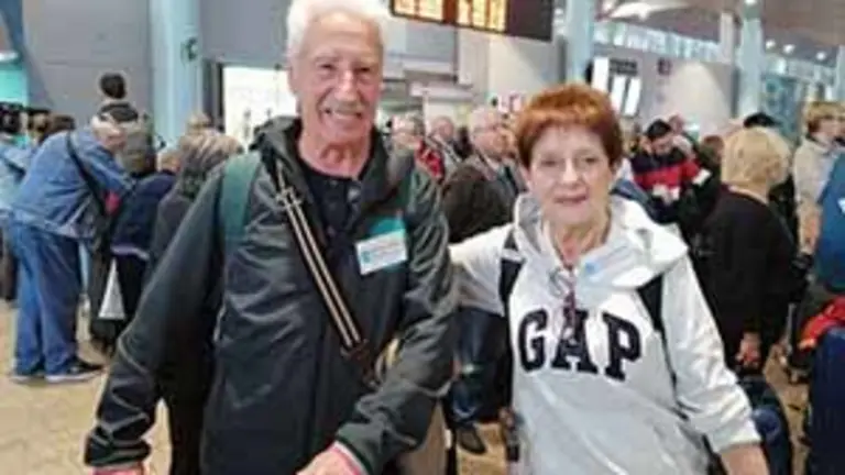 María Cruz Cereijo y su marido