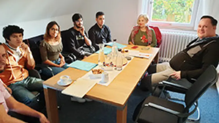 entrevistas con  el responsable del programa de voluntariado