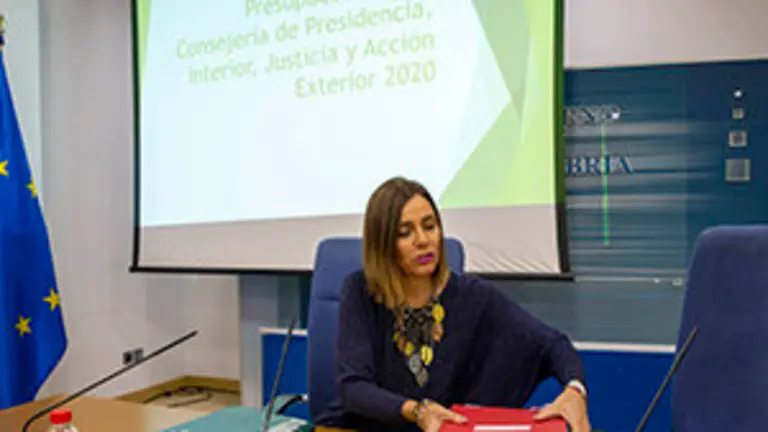 12:00	Sala de Prensa del Gobierno de Cantabria	La consejera de Presidencia, Interior, Justicia y Acción Exterior, Paula Fernández Viaña, informa, en rueda de prensa, de los presupuestos de la Consejería para 2020.
18 NOVIEMBRE 2019 © Miguel De la Parra