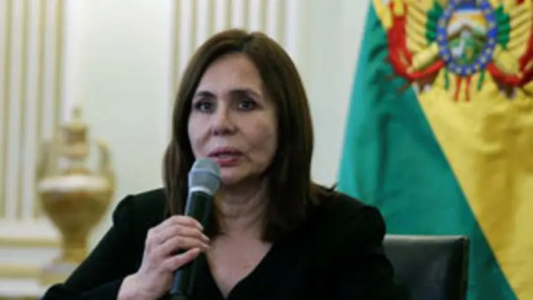 Ministra de Bolivia