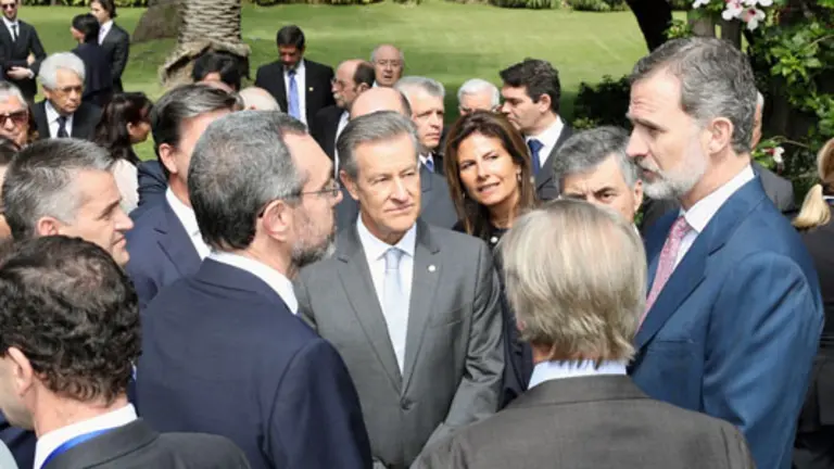 Recepción en los jardines