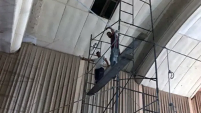 carhue_obras en el cielorraso