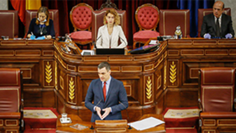 Pedro Sánchez en el Congreso