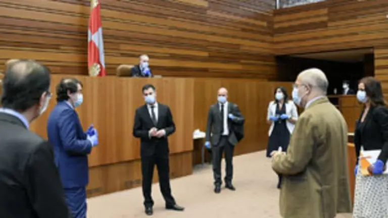 Mañueco en el Parlamento