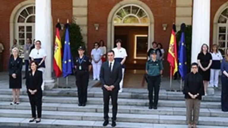 Minuto de silencio del Gobierno