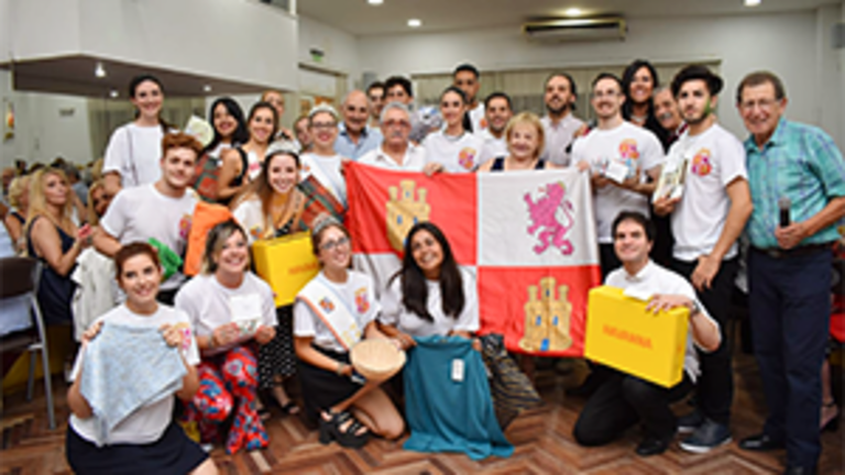 Mar del Plata-Miembros de la entidad en uno de sus festejos