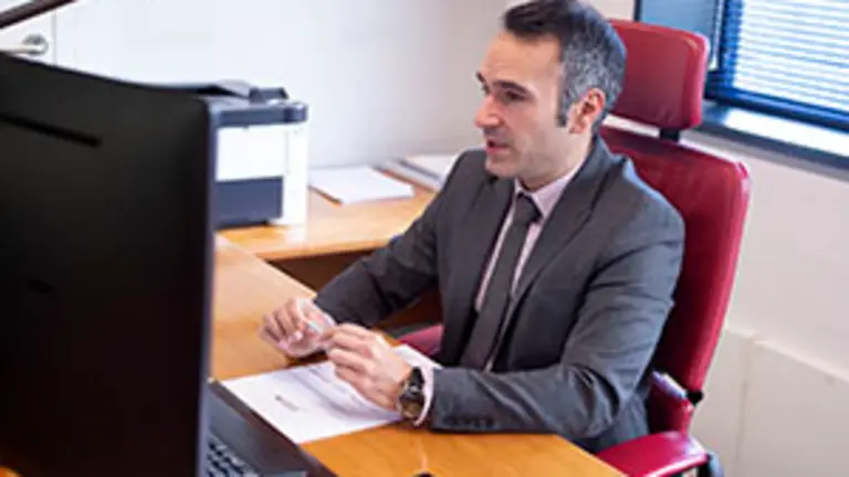 O director do Instituto Galego de Promoción Económica (Igape), Fernando Guldrís, inaugura por videoconferencia a Xornada para o fomento da internacionalización dixital das empresas, organizada ao abeiro do programa Galicia Exporta Dixital.