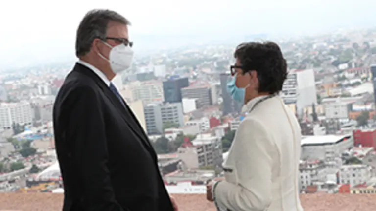 Laya en Mexico-Con ministro Exteriores