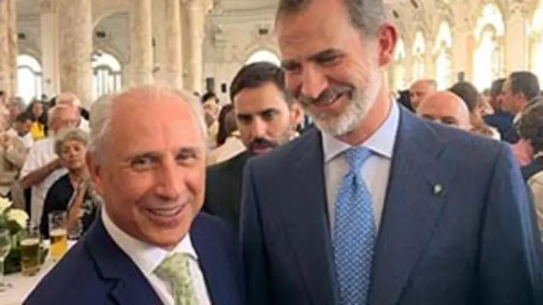 Jose Carlos de Santiago con el Rey