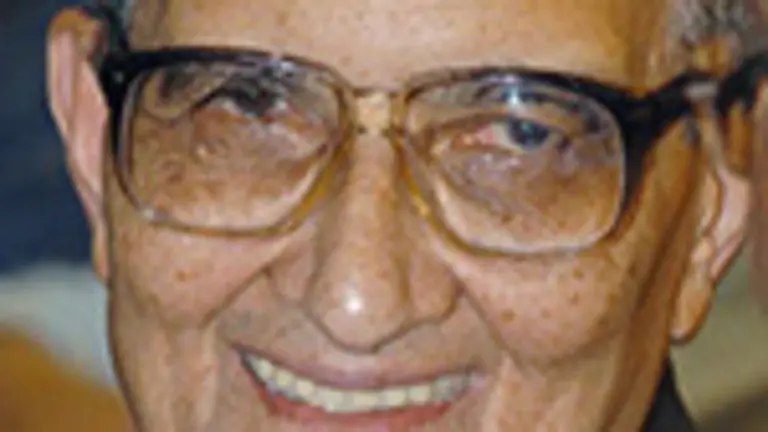 A portrait of the Nobel Laureate and well known Economist Dr. Amartya Sen taken during the release of his book 'The Argumentative Indian - Writings on Indian History, Culture and Identity', in New Delhi on August 1, 2005.