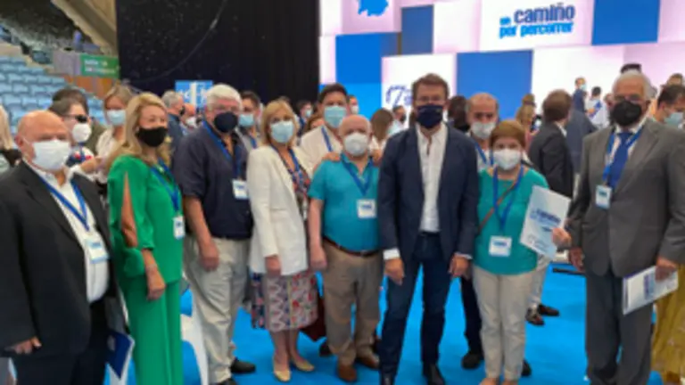 Feijoo con los del exterior