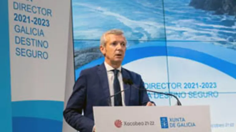 SANTIAGO DE COMPOSTELA

11,30 h.-           O vicepresidente primeiro e conselleiro de Presidencia, Xustiza e Turismo, Alfonso Rueda, acompa&ntilde;ado da directora xeral da Axencia Turismo de Galicia, Nava Castro, participar&aacute; no acto de presentaci&oacute;n do Plan director 2021-2023 Galicia destino seguro. Na Igrexa de Santo Domingo de Bonaval 

foto xo&aacute;n crespo
21/07/2021