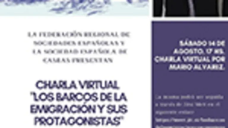 Charla los barcos de la emigración