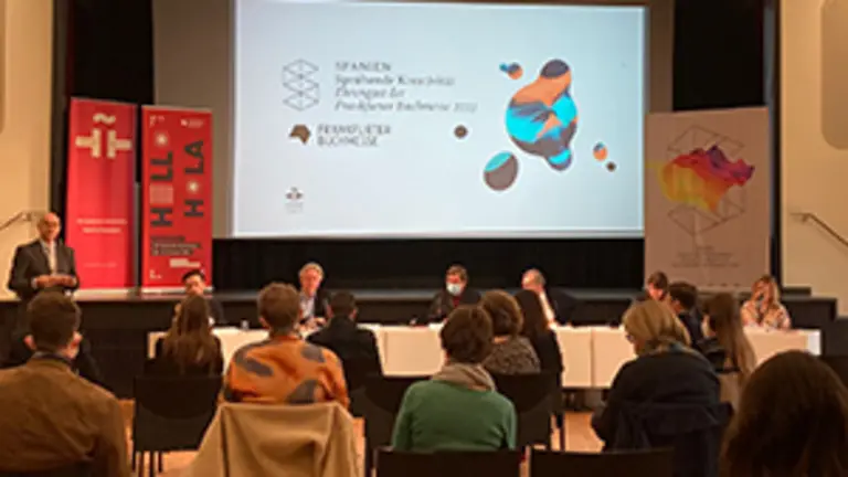 Garcia Montero en Francfort 2