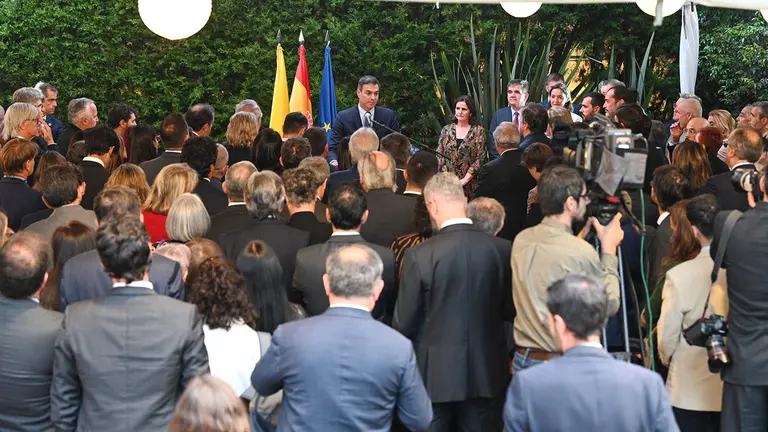 Pedro Sánchez. Emabajada Colombia 2