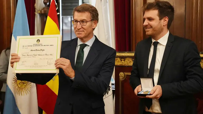 Feijóo Visitante Ilustre de Buenos Aires