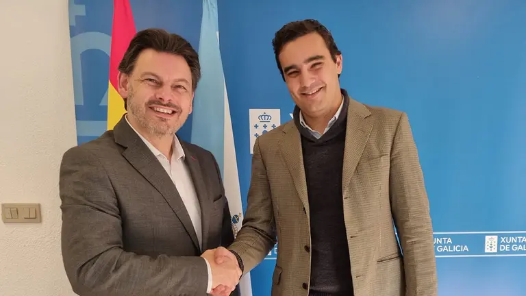 Antonio Rodríguez y Francisco Guisado. Centro Gallego de Lisboa