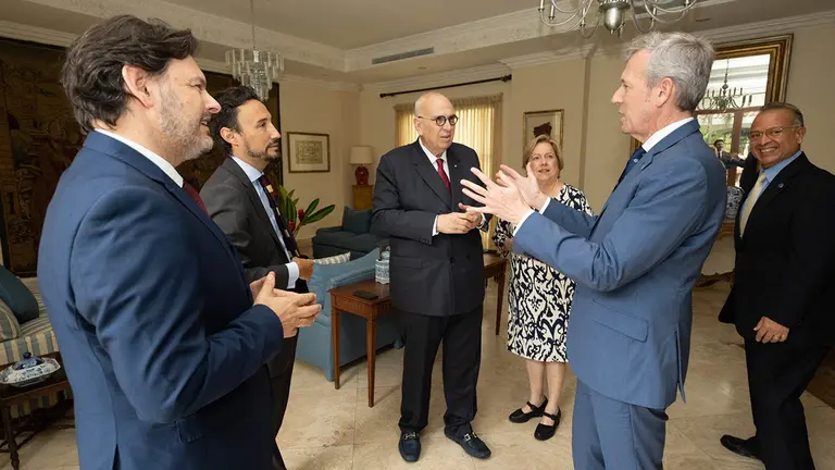 O presidente da Xunta, Alfonso Rueda, reunirase co presidente de Panam&aacute;, Laurentino Cortizo no Palacio de las Garzas.