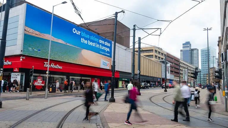 Valla de Turismo en Manchester