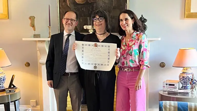 Condecoración Nuria Fraile 1